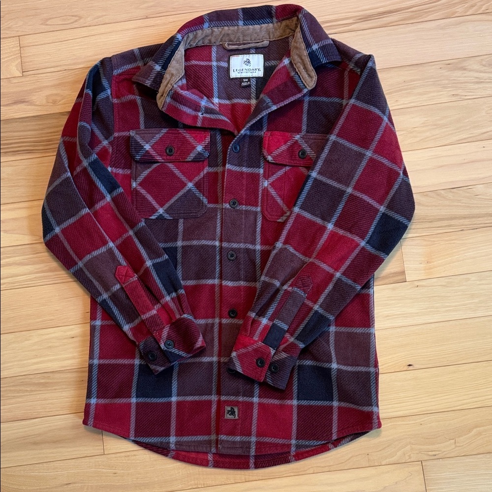 Legendary Whitetails Red and Gray Plaid Shirt